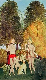 Henri Rousseau - Glückliches Quartett