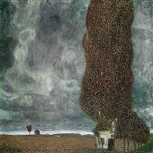 Gustav Klimt - Die große Pappel II