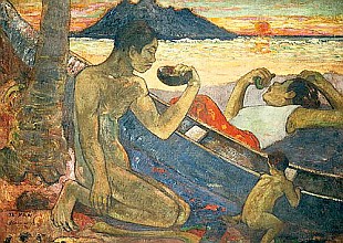 Paul Gauguin - Tahitianische Familie