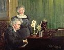 Edward Grieg mit seiner Gattin