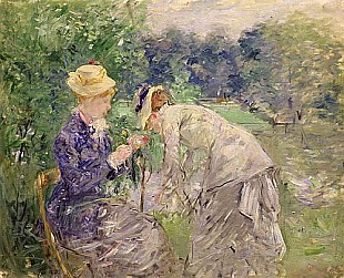 Berthe Morisot - Im Bois de Boulogne  
