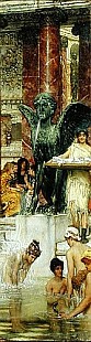 Sir Lawrence Alma-Tadema - Römerin im Bad, 1876
