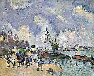 Paul Cézanne - Quai de Bercy, Paris
