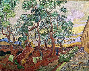 Vincent van Gogh - Der Garten des St. Paul Krankenhauses, St. Remy