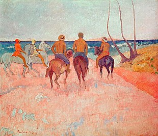 Paul Gauguin - Reiter am Strand