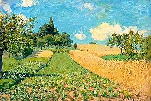 Alfred Sisley - Das Kornfeld