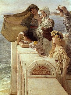 Sir Lawrence Alma-Tadema - An Aphrodites Wiege, 1908