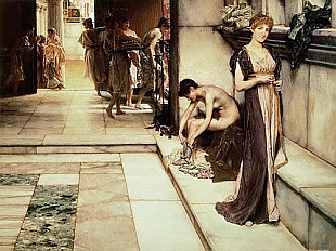 Sir Lawrence Alma-Tadema - In der Sauna, 1886