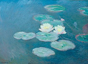 Claude Monet - Seerosen, abends