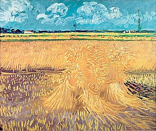 Vincent van Gogh - Weizenfeld mit Garben