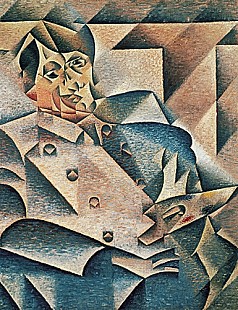 Juan Gris - Portrait von Pablo Picasso