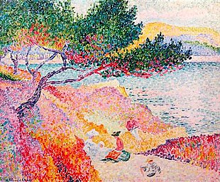 Henri-Edmond Cross - Der Strand von Saint-Clair