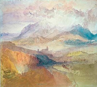 Joseph Mallord William Turner - Alpenblick, Aosta Tal