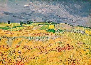 Vincent van Gogh - Ebene bei Auvers