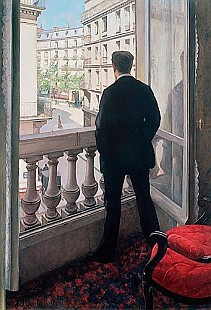Gustav Caillebotte - Mann am Fenster
