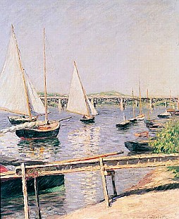 Gustav Caillebotte - Segelboote in Argenteuil