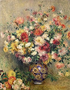 Pierre-Auguste Renoir - Dahlien