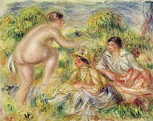 Pierre-Auguste Renoir - Mädchen in Landschaft