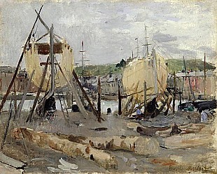 Berthe Morisot - Bootswerft 1874