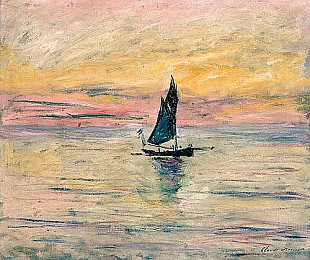 Claude Monet - Segelboot