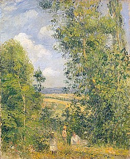 Camille Pissarro - Rast auf einer Wiese