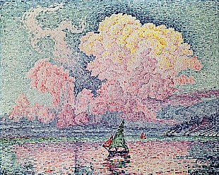Paul Signac - Antibes,die pinkfarbene Wolke, 1916 