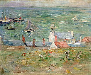 Berthe Morisot - Der Hafen von Gorey auf Jersey 1886