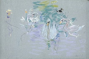 Berthe Morisot - Schwäne 1885