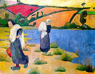 Paul Serusier - Waschfrauen am Laita Fluß