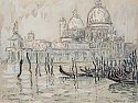 Venedig, Gondeln, 1908