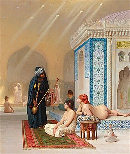 Jean-Léon Gérôme - Pool im Harem