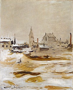 Edouard Manet - Schnee bei Petit-Montrouge