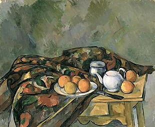 Paul Cézanne - Stilleben mit Teetopf