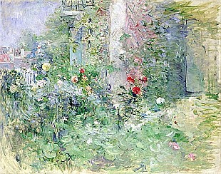 Berthe Morisot - Der Garten von Bougival 1884