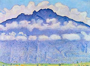 Ferdinand Hodler - Andey Berge von Bonneville gesehen