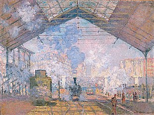 Claude Monet - Bahnhof St. Lazare