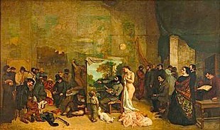 Gustave Courbet - Das Atelier des Künstlers, eine echte Allegorie