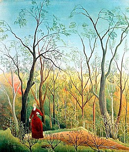 Henri Rousseau - Der Spaziergang im Wald