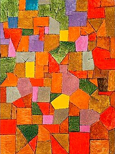 Paul Klee - Bergdorf, herbstlich