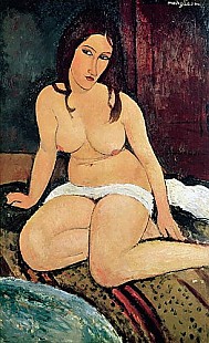 Amadeo Modigliani - Sitzender Akt