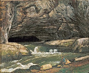Gustave Courbet - Die Quelle der Loue oder Die Grotte Sarrazine