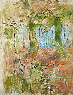 Berthe Morisot - Unterholz im Herbst 1894