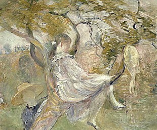 Berthe Morisot - Im Apfelbaum 1890