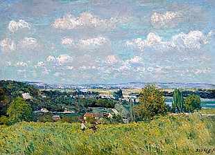 Alfred Sisley - Das Seinetal bei Saint-Cloud