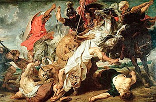 Peter Paul Rubens - Löwenjagd