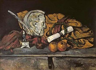 Paul Cézanne - Stilleben mit den Utensilien des Künstlers