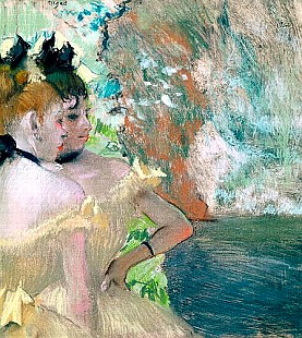 Edgar Degas - Tänzerinnen in den Kulissen