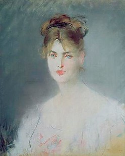 Edouard Manet - Portrait einer jungen Frau