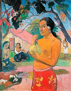 Paul Gauguin - Frau mit Mango