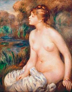 Pierre-Auguste Renoir - Sitzender weiblicher Akt